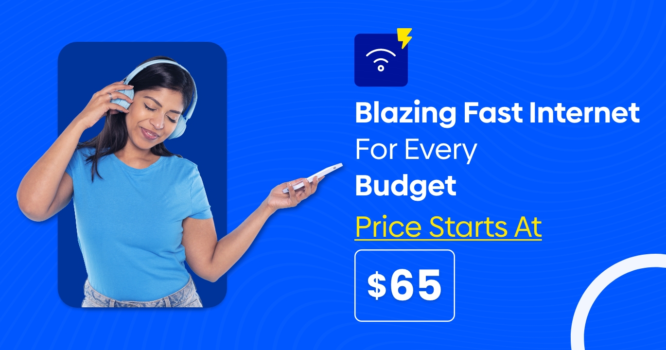 Home internet banner